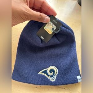 NFL Rams Navy Knit Hat